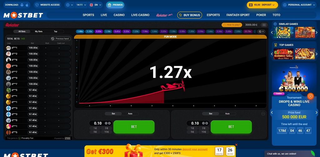 Mostbet - Site oficial de cassino online e apostas esportivas