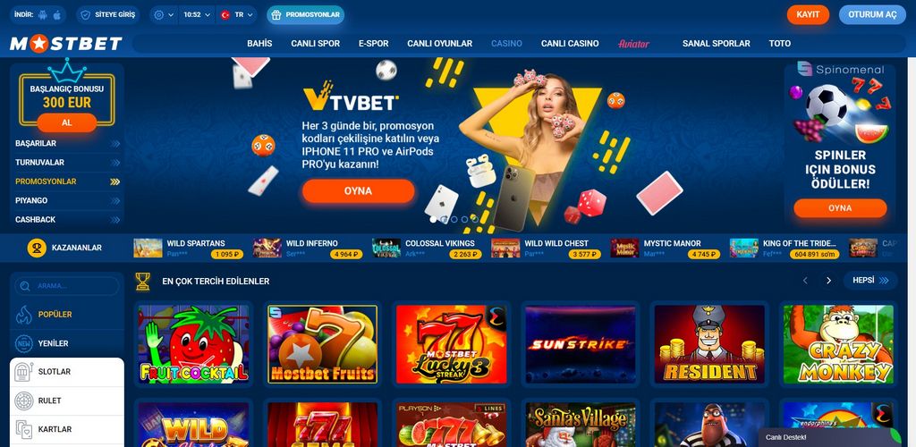 Mostbet: Jogos de classe mundial agora em Portugal!